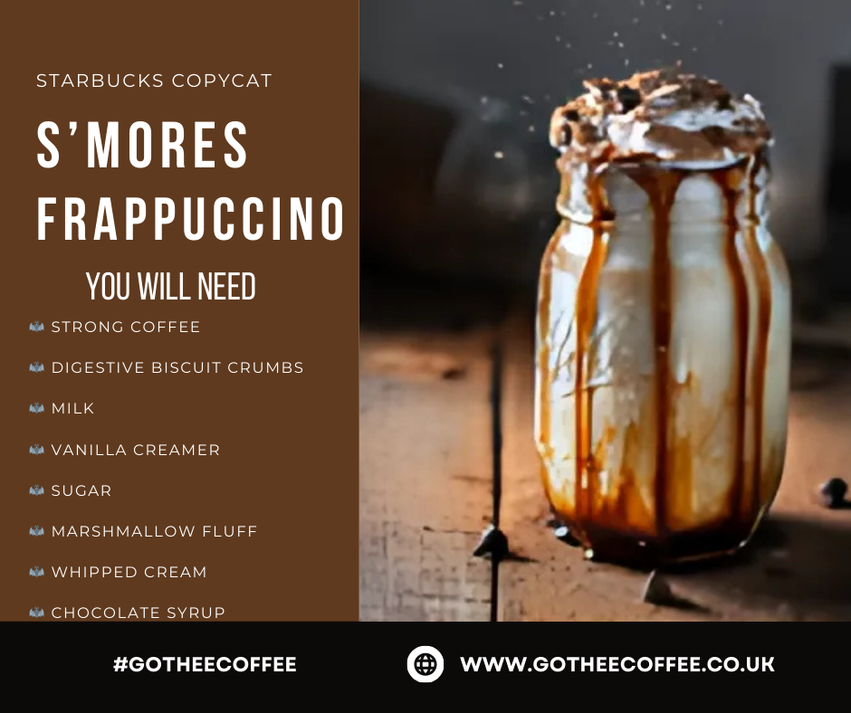 How to make a S'mores Frappuccino like Starbucks