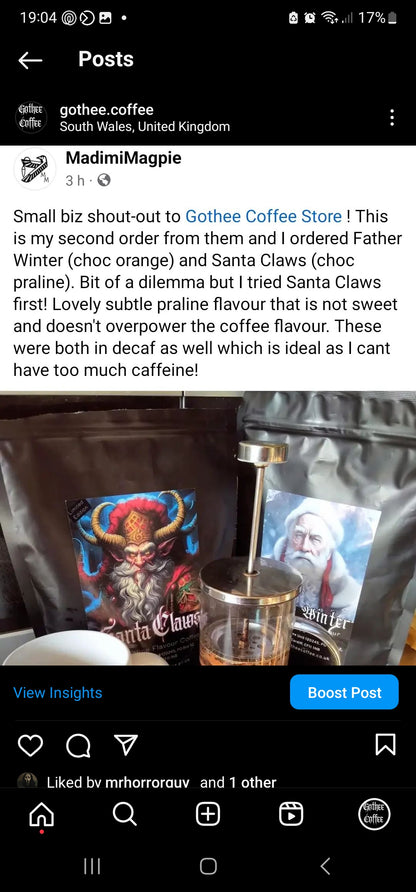 DECAF Chocolate Orange Flavoured Coffee